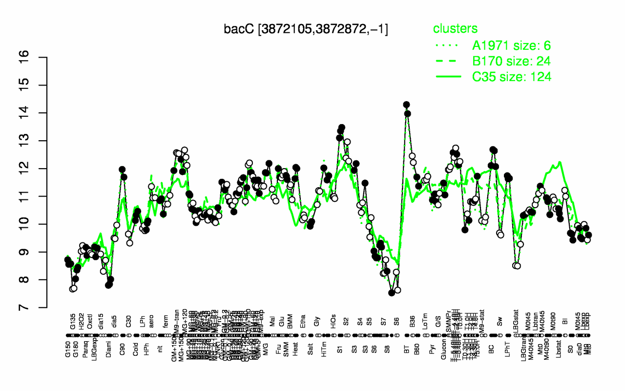 Graph of expression data for this gene.