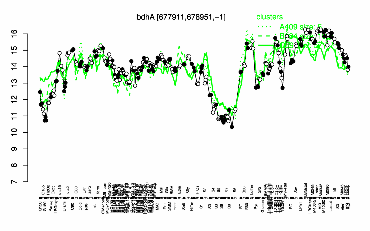 Graph of expression data for this gene.