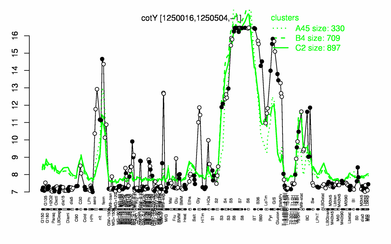 Graph of expression data for this gene.
