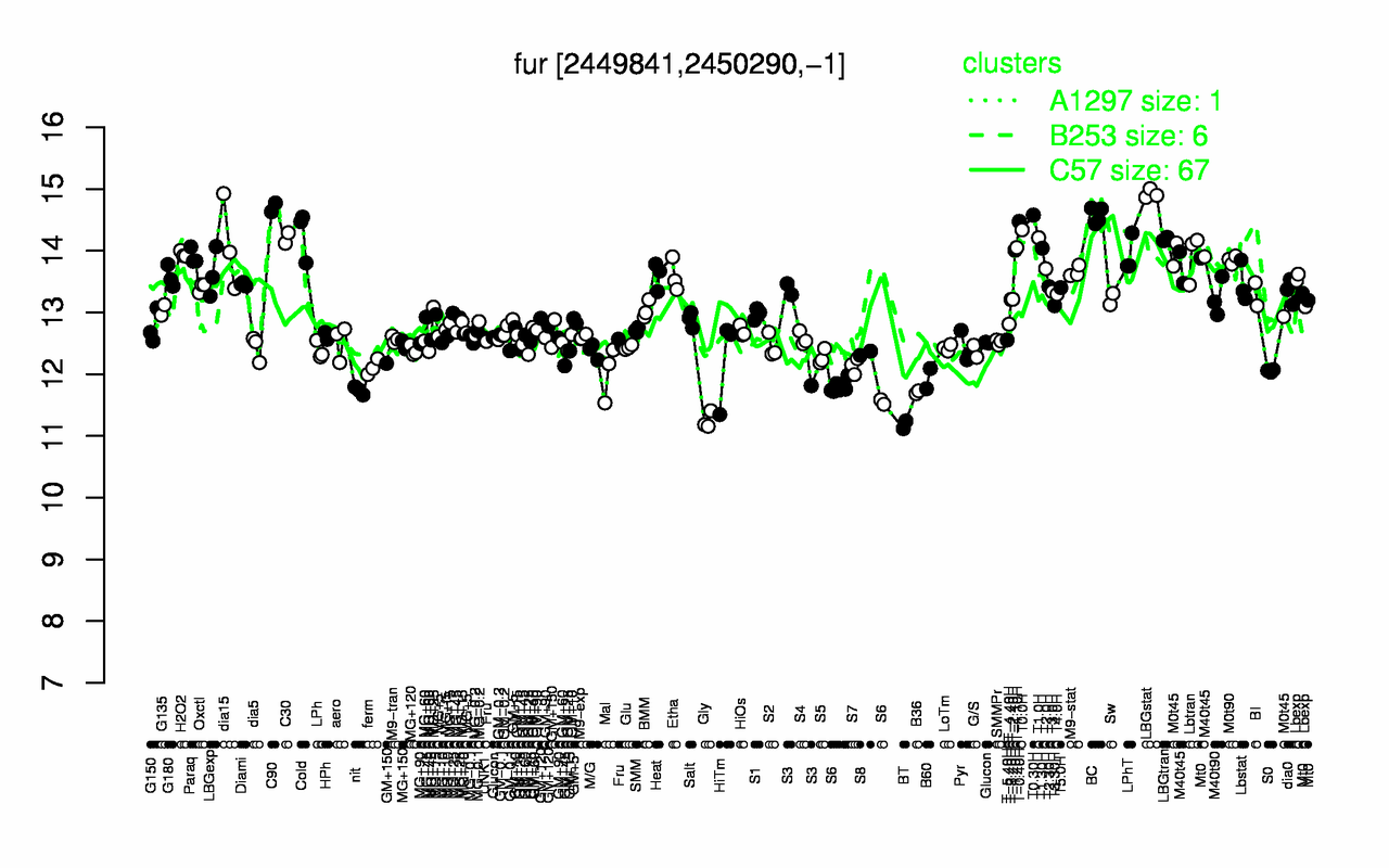 Graph of expression data for this gene.