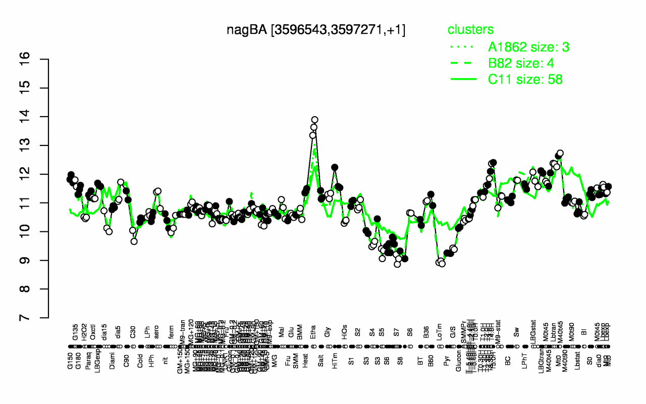 Graph of expression data for this gene.