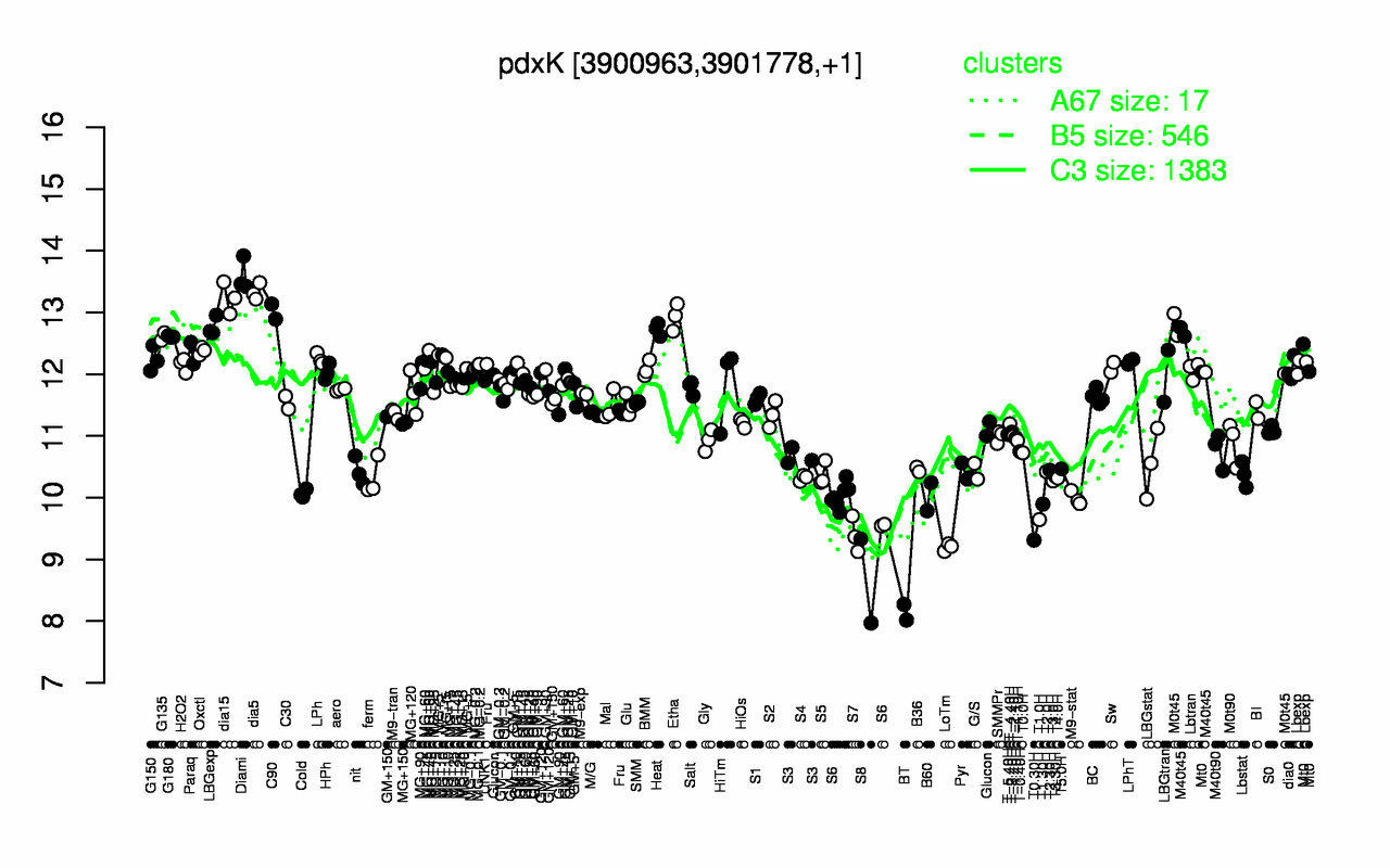 Graph of expression data for this gene.