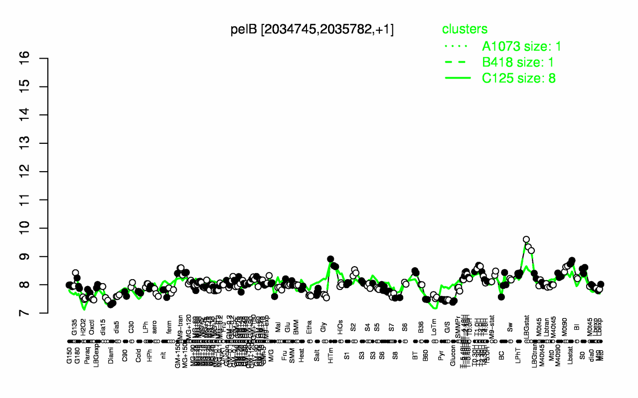 Graph of expression data for this gene.