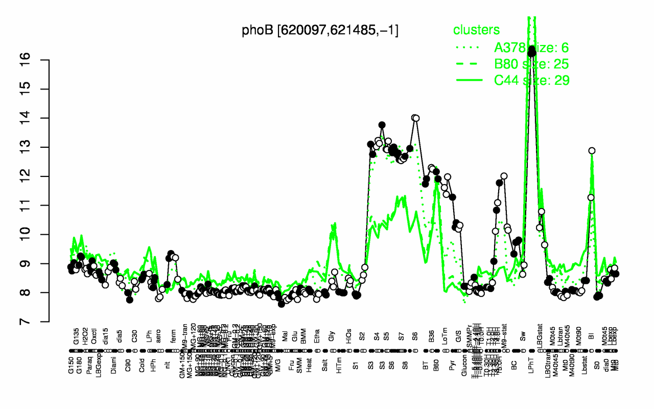 Graph of expression data for this gene.