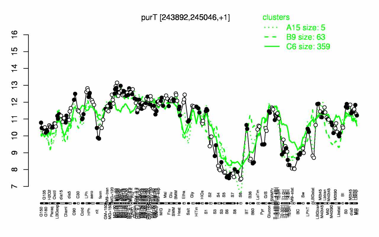 Graph of expression data for this gene.