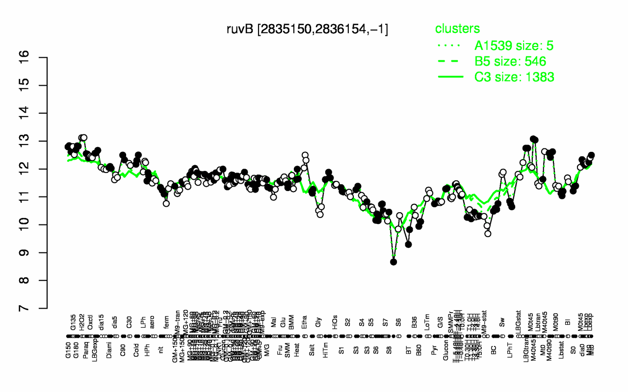 Graph of expression data for this gene.