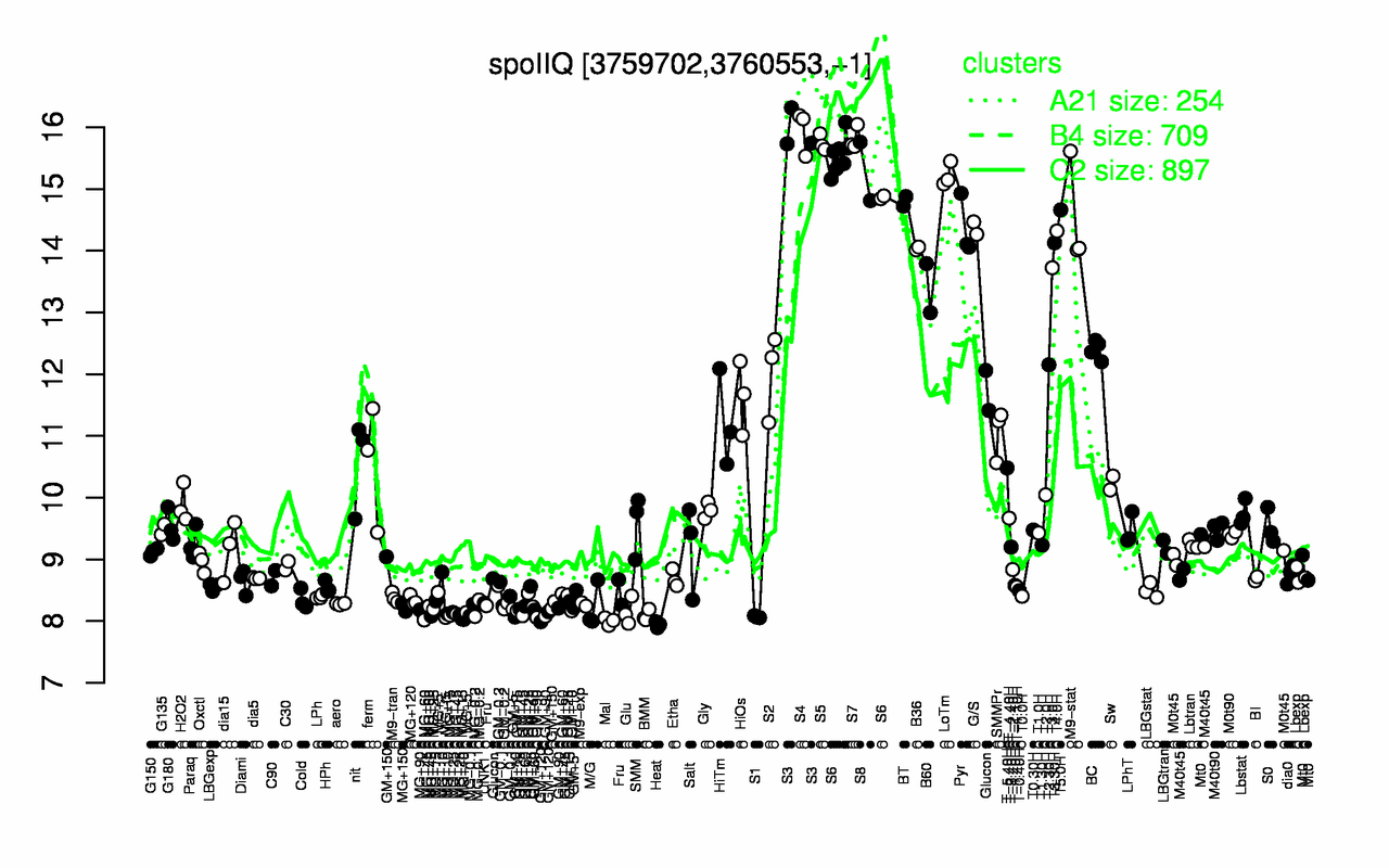 Graph of expression data for this gene.