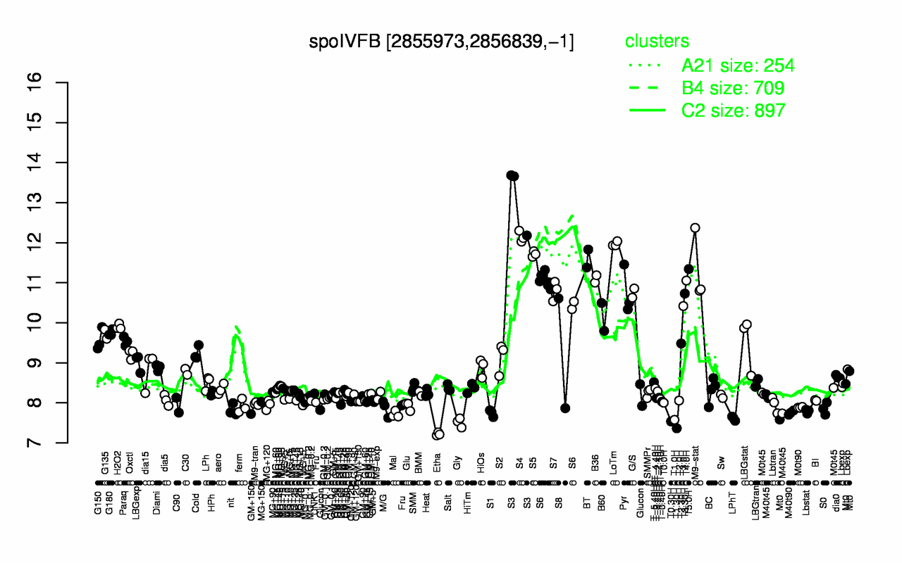 Graph of expression data for this gene.