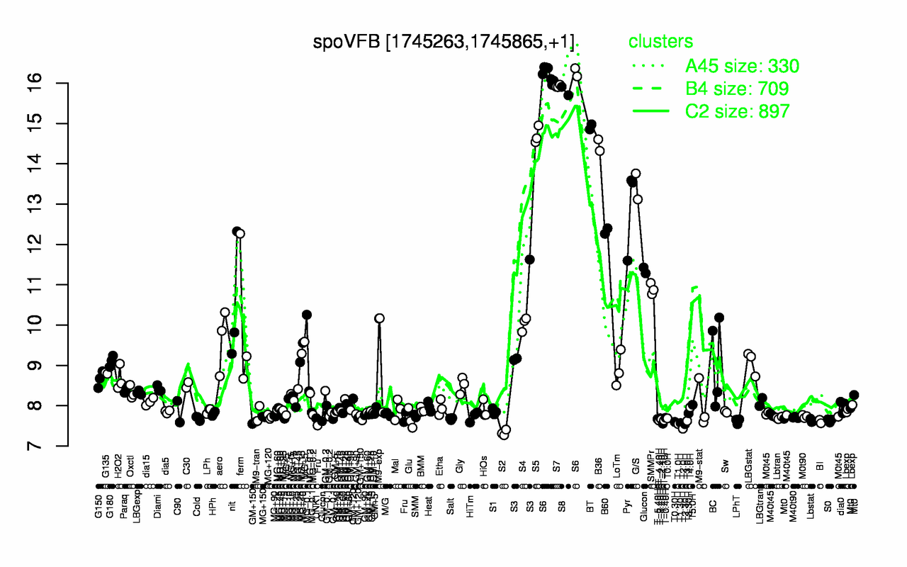Graph of expression data for this gene.