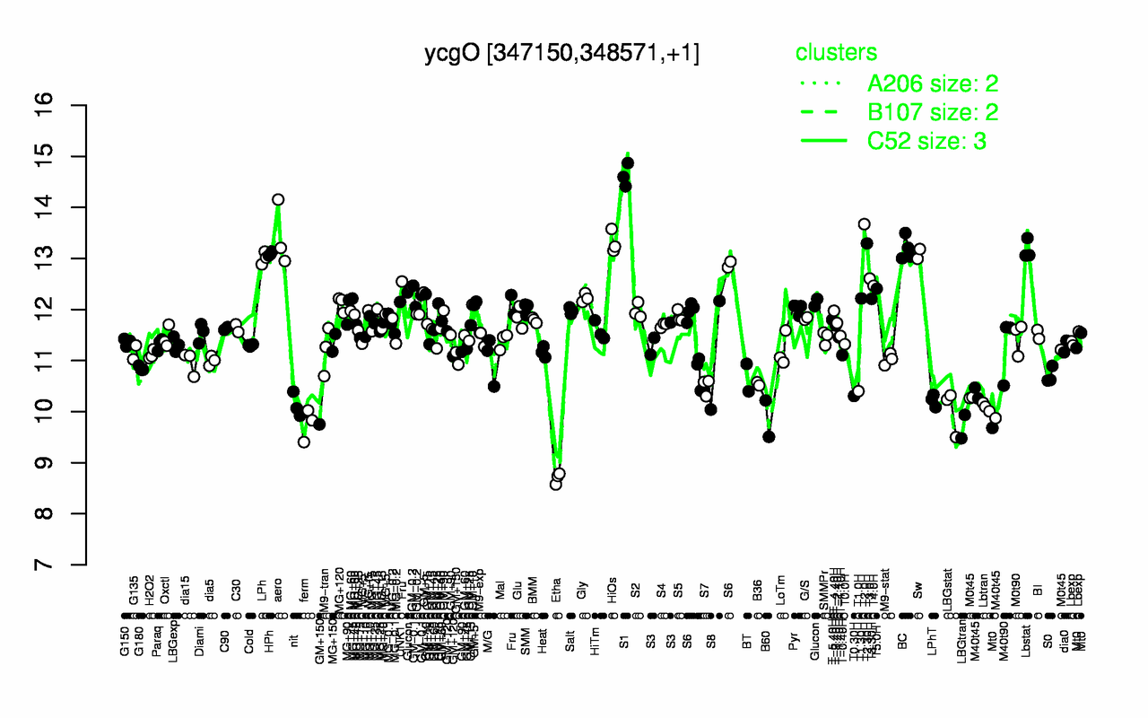 Graph of expression data for this gene.