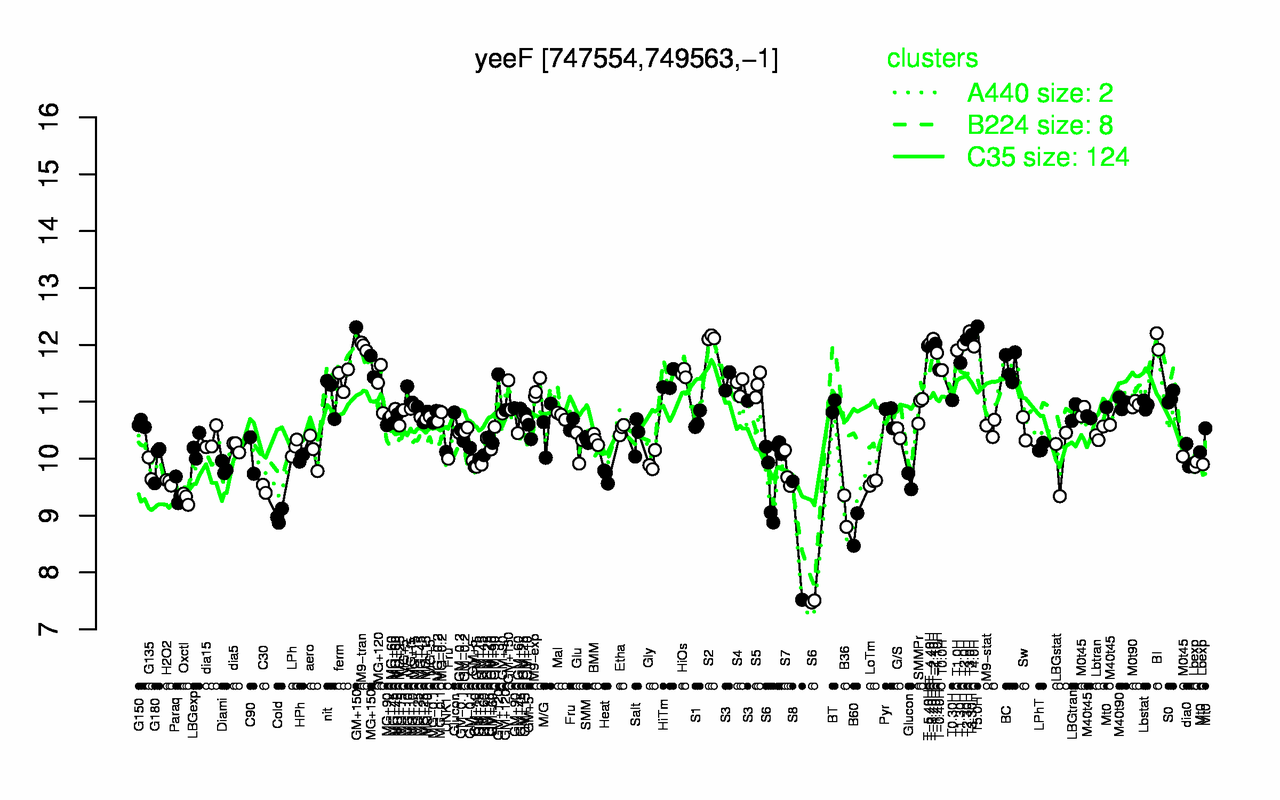 Graph of expression data for this gene.