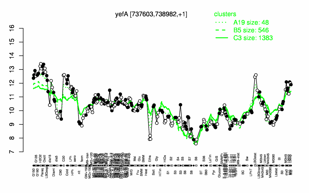 Graph of expression data for this gene.