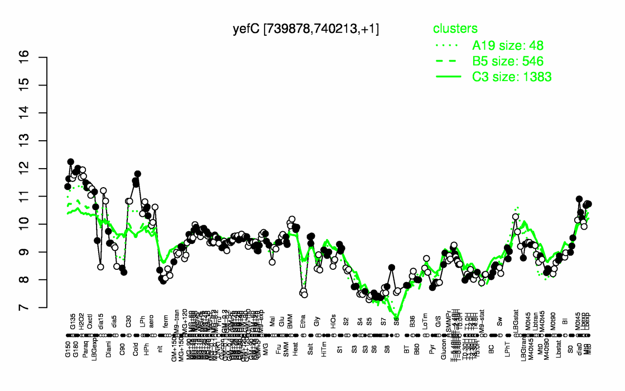 Graph of expression data for this gene.