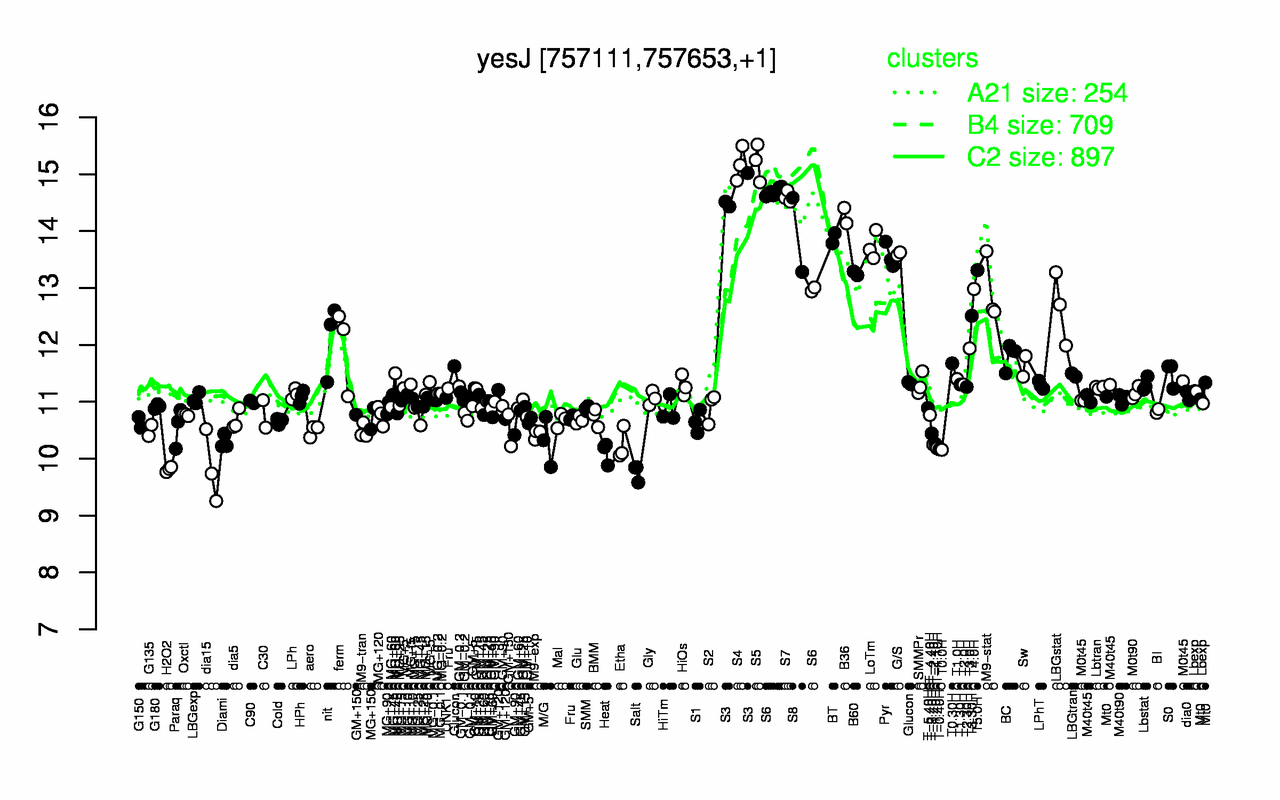Graph of expression data for this gene.
