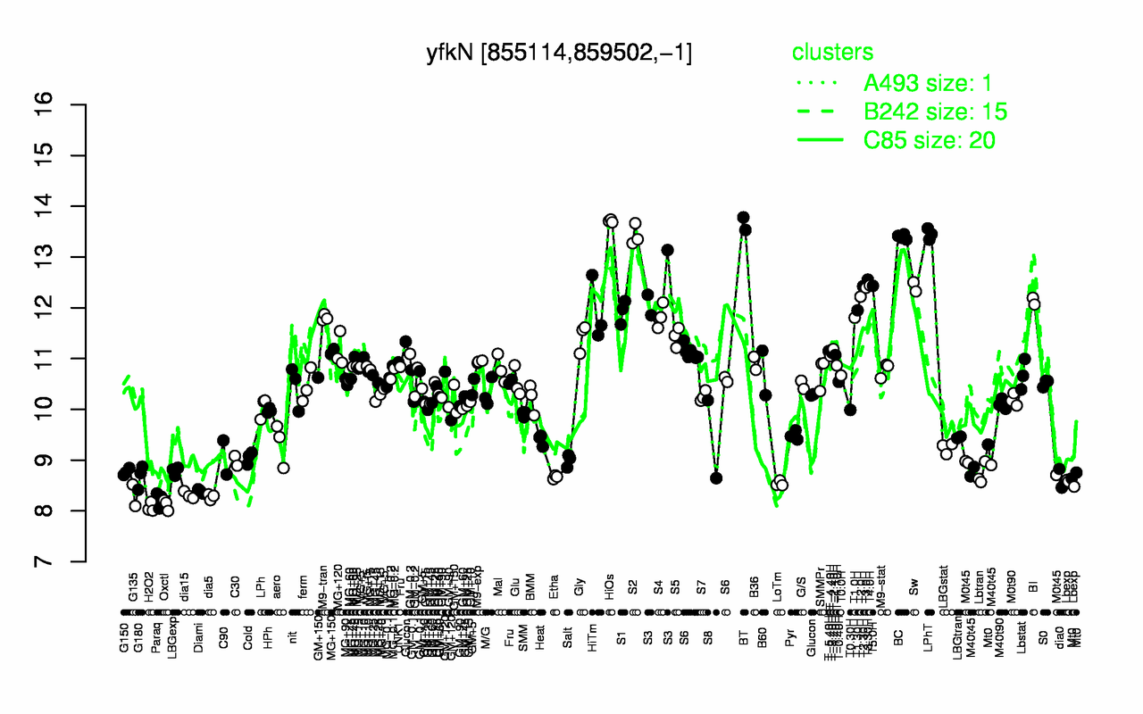 Graph of expression data for this gene.