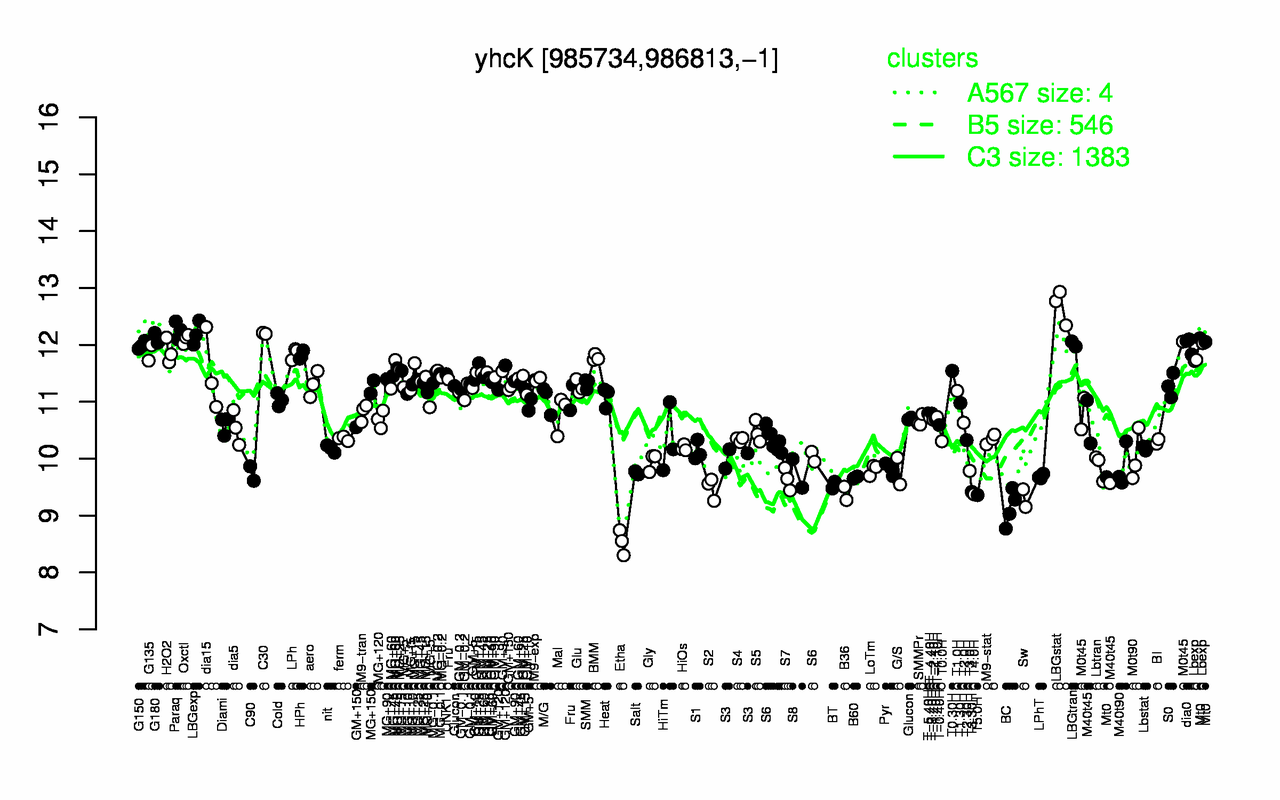 Graph of expression data for this gene.
