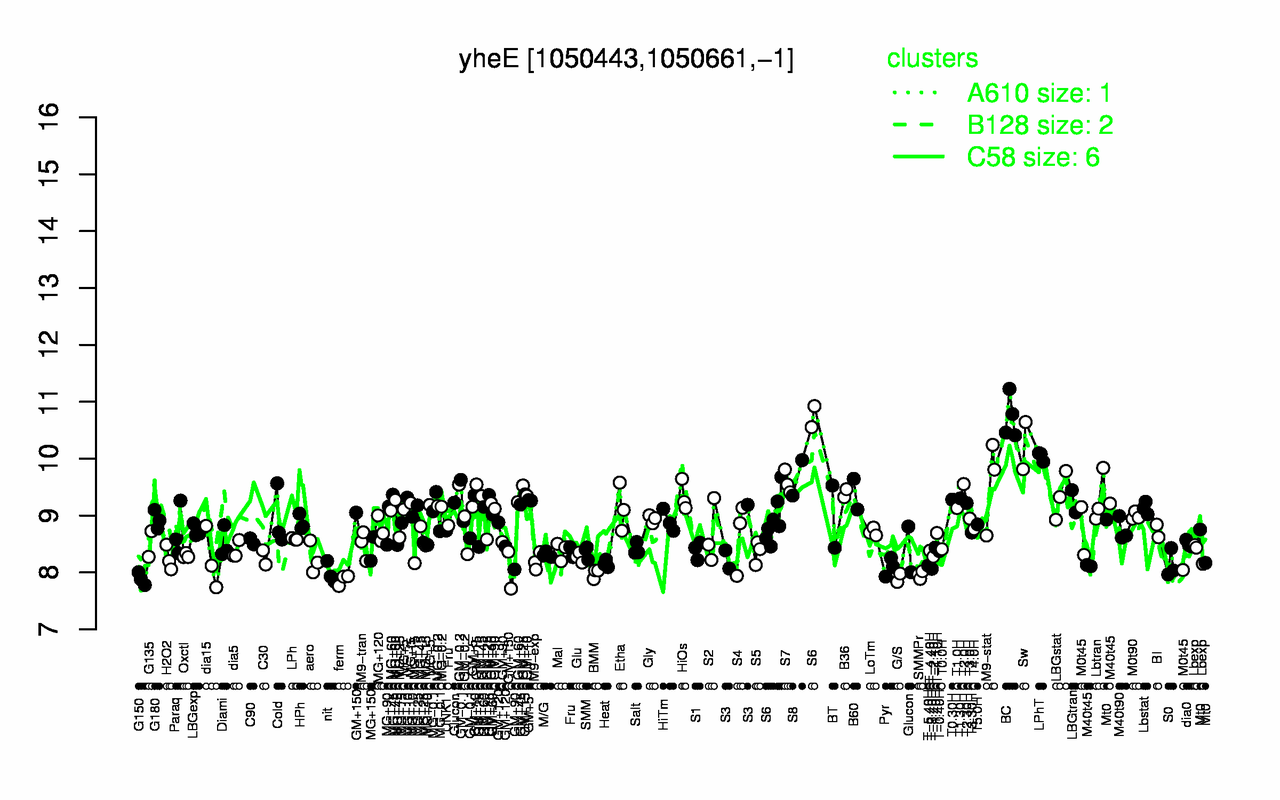 Graph of expression data for this gene.