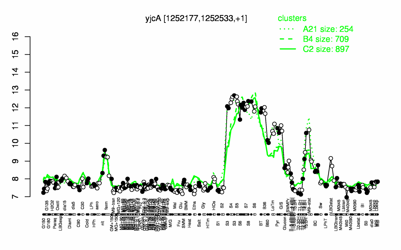 Graph of expression data for this gene.