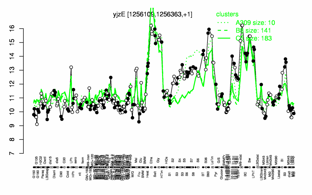 Graph of expression data for this gene.