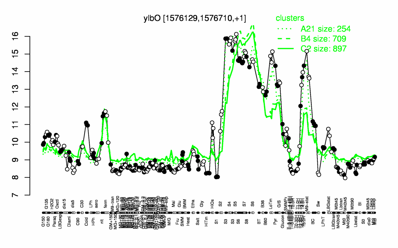 Graph of expression data for this gene.