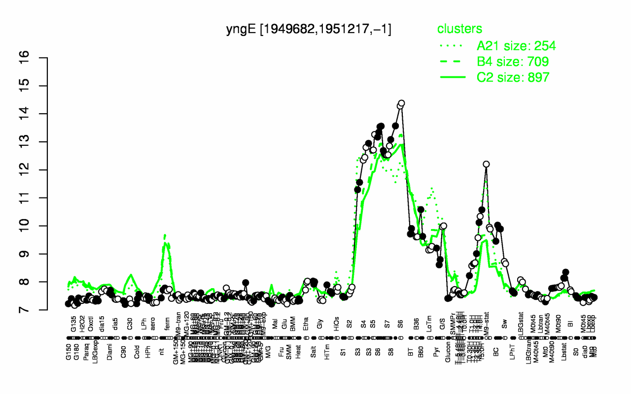 Graph of expression data for this gene.