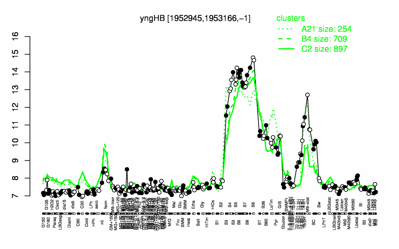 Graph of expression data for this gene.