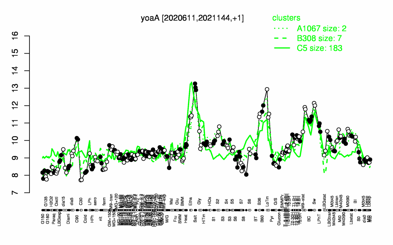 Graph of expression data for this gene.