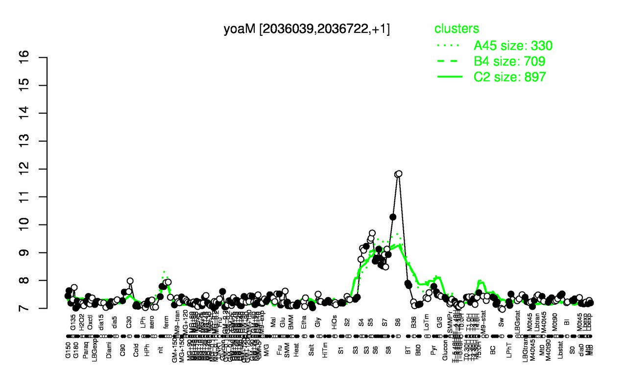 Graph of expression data for this gene.