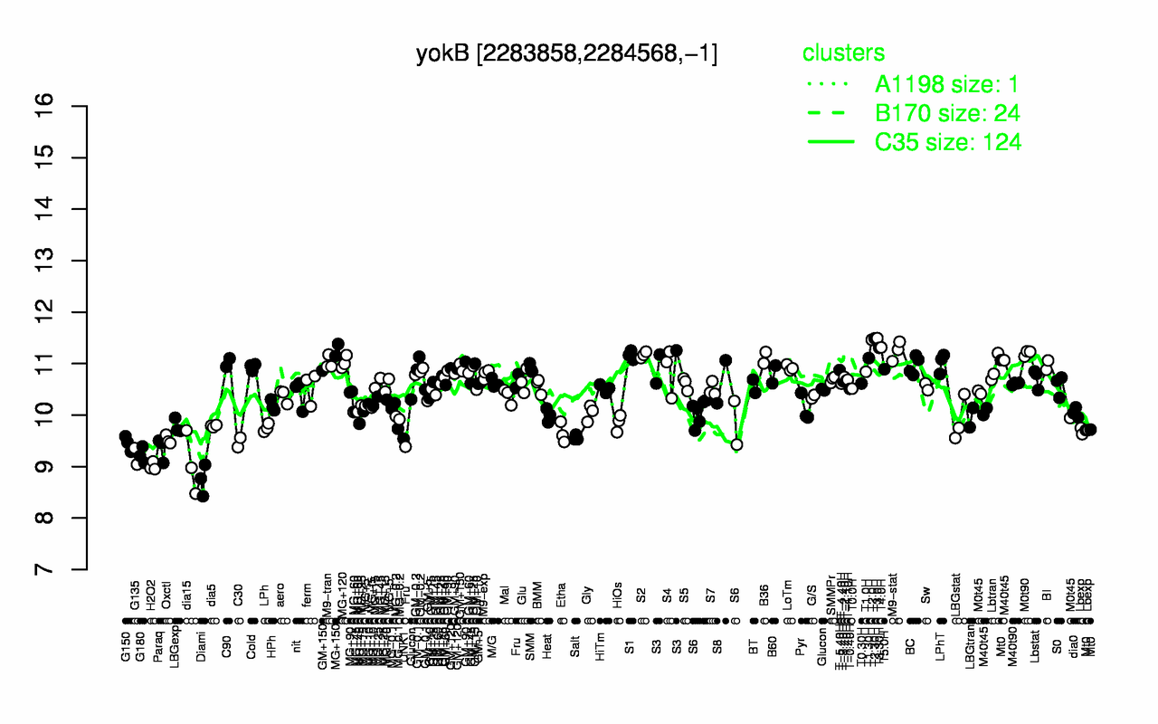 Graph of expression data for this gene.