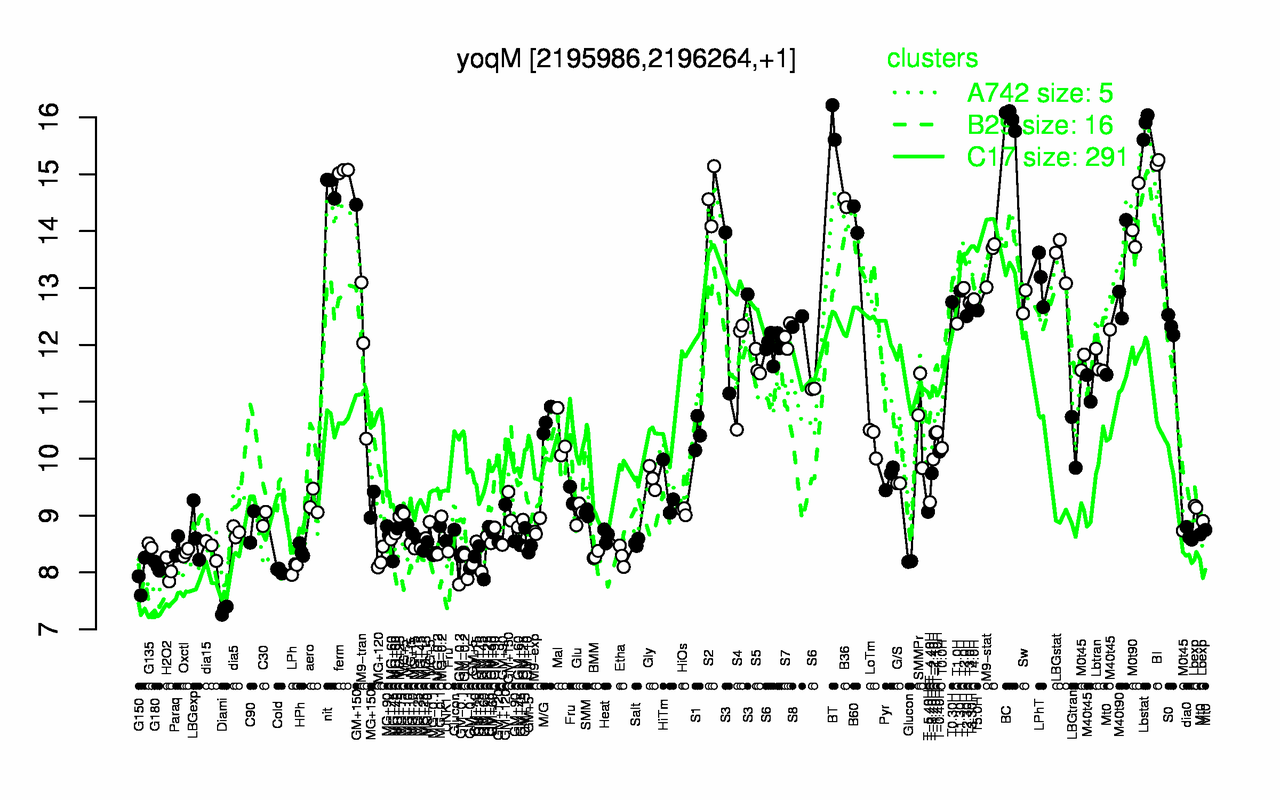 Graph of expression data for this gene.