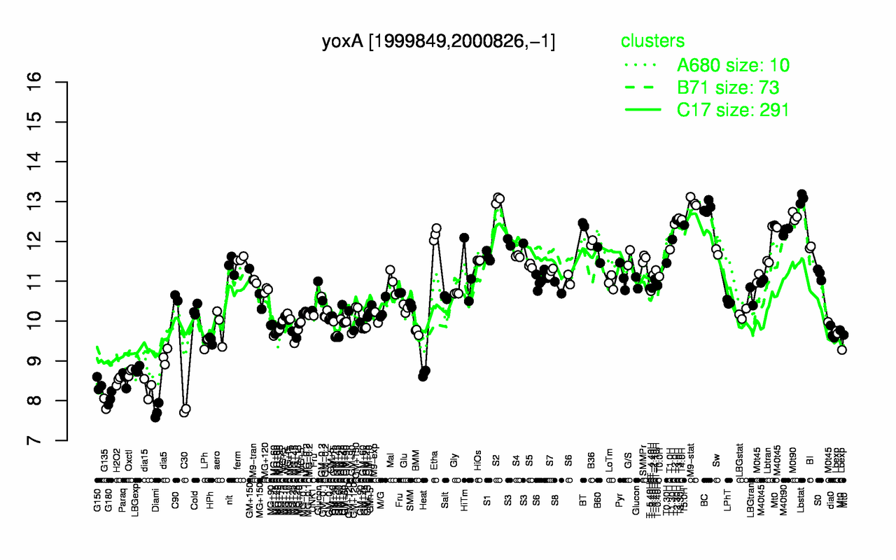 Graph of expression data for this gene.