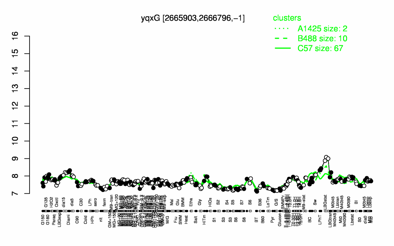 Graph of expression data for this gene.