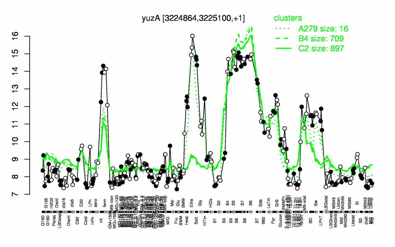 Graph of expression data for this gene.