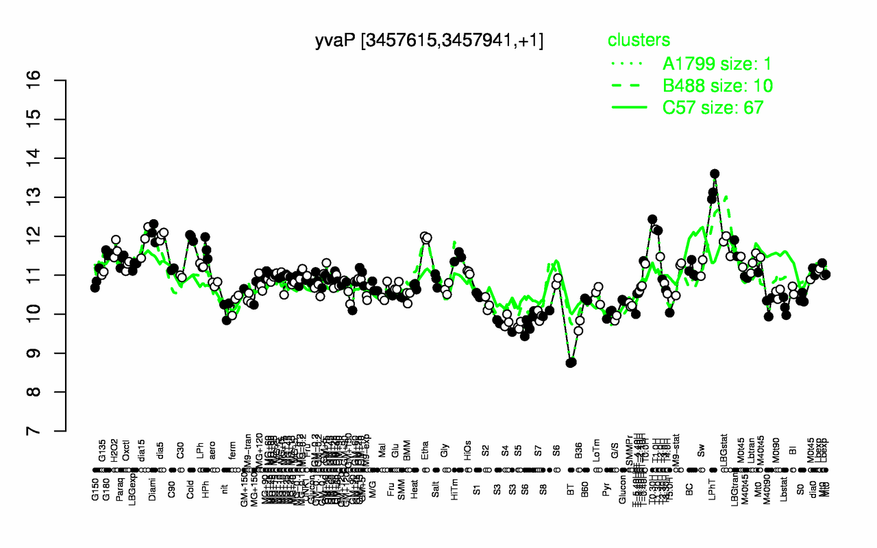 Graph of expression data for this gene.