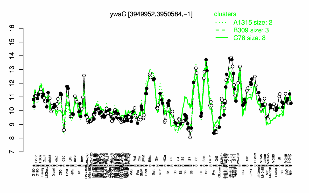 Graph of expression data for this gene.