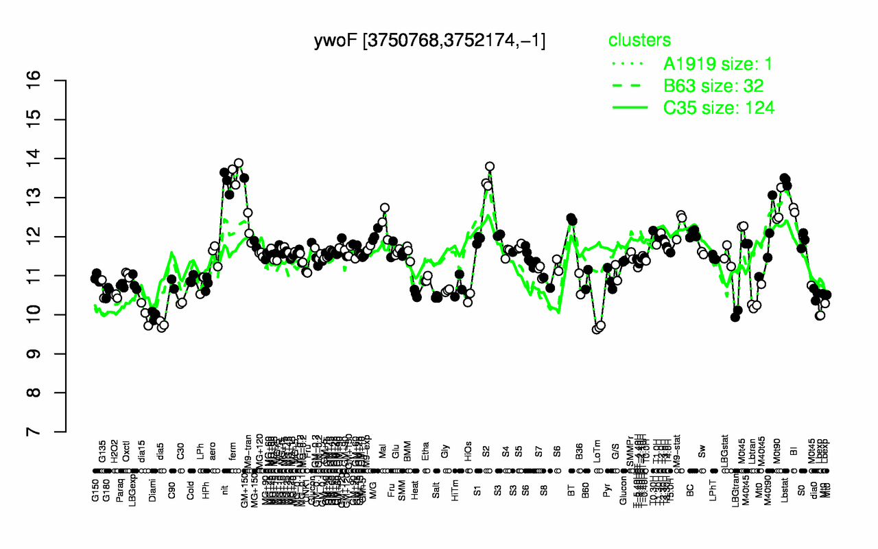 Graph of expression data for this gene.