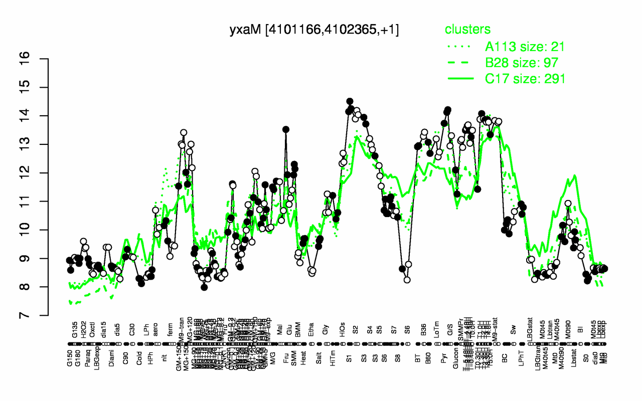 Graph of expression data for this gene.