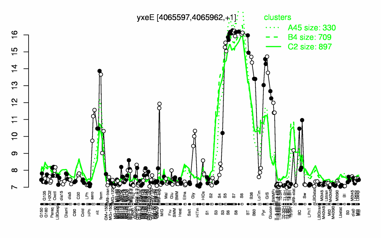 Graph of expression data for this gene.