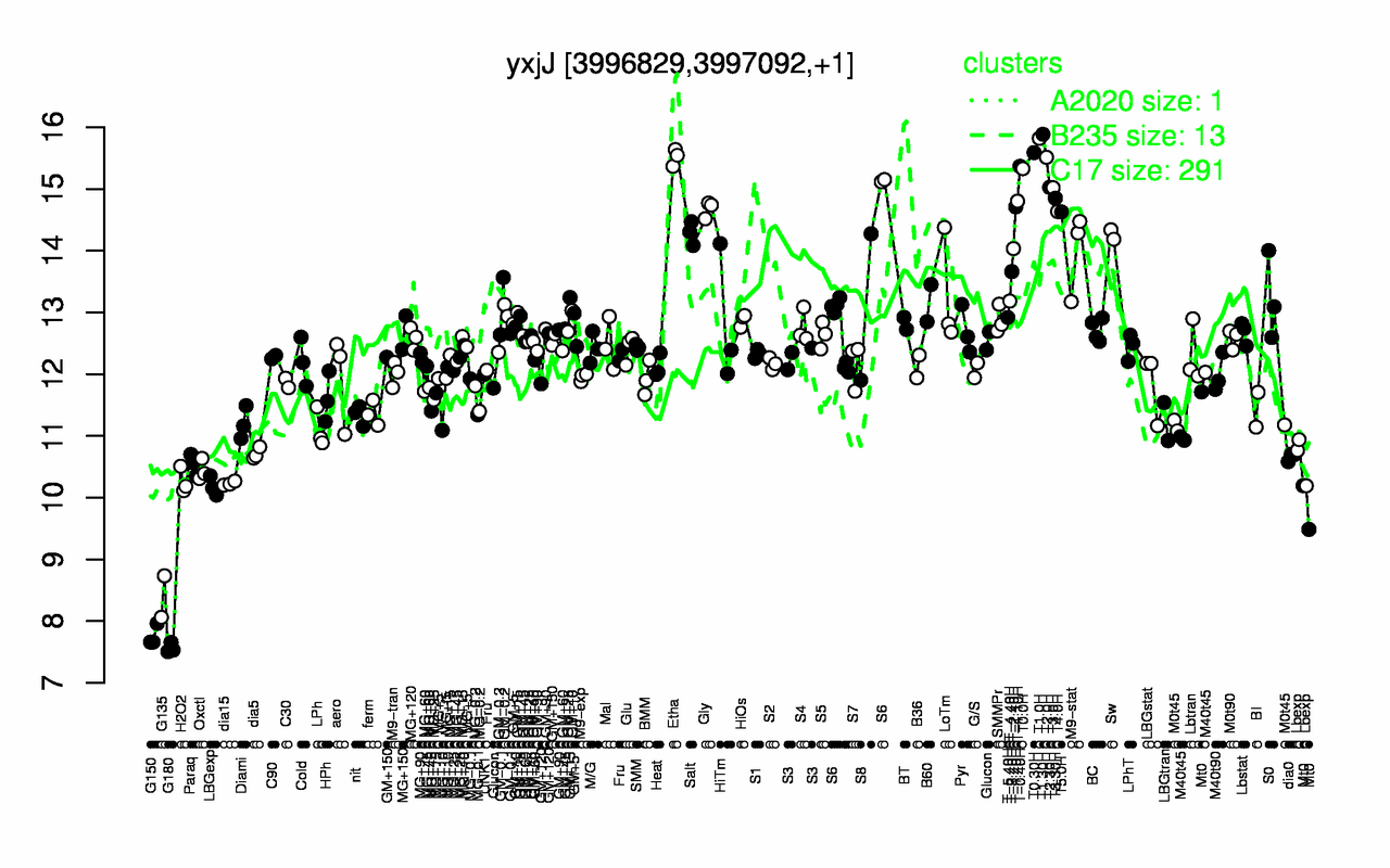 Graph of expression data for this gene.