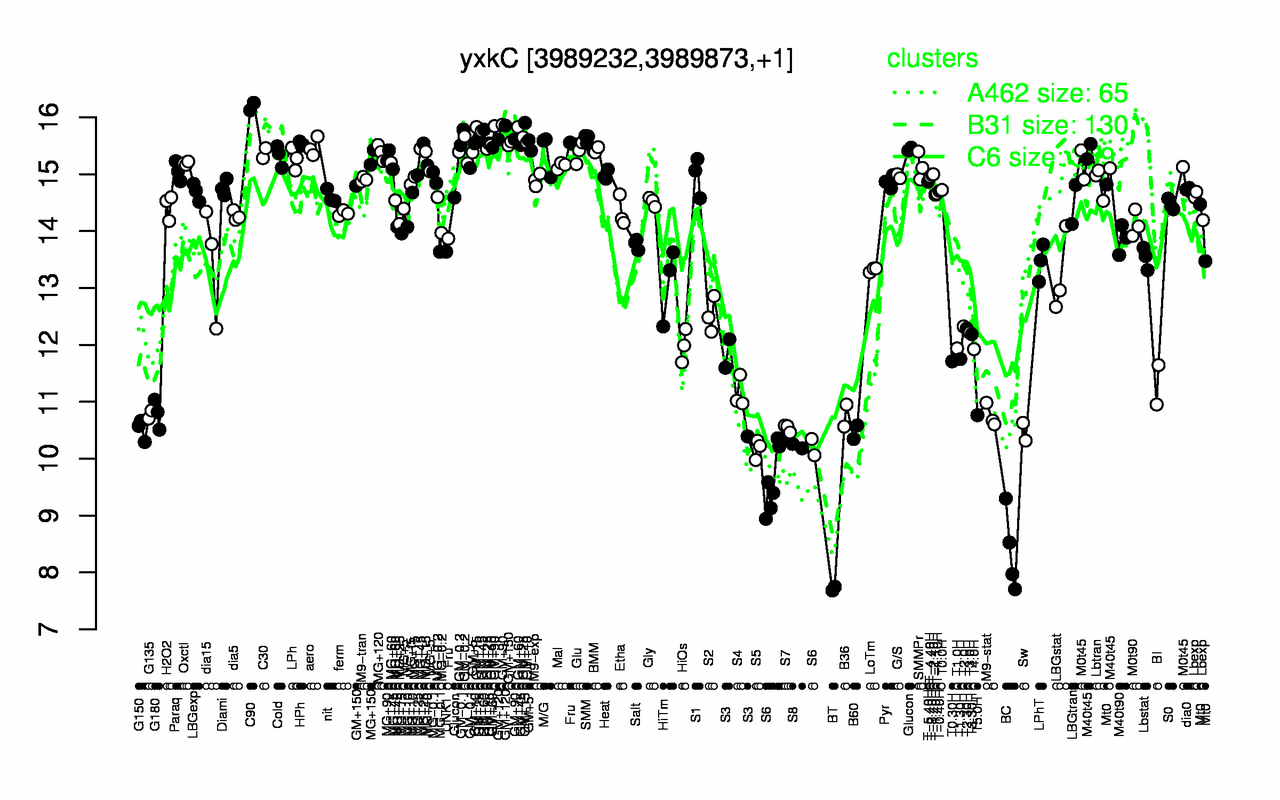 Graph of expression data for this gene.